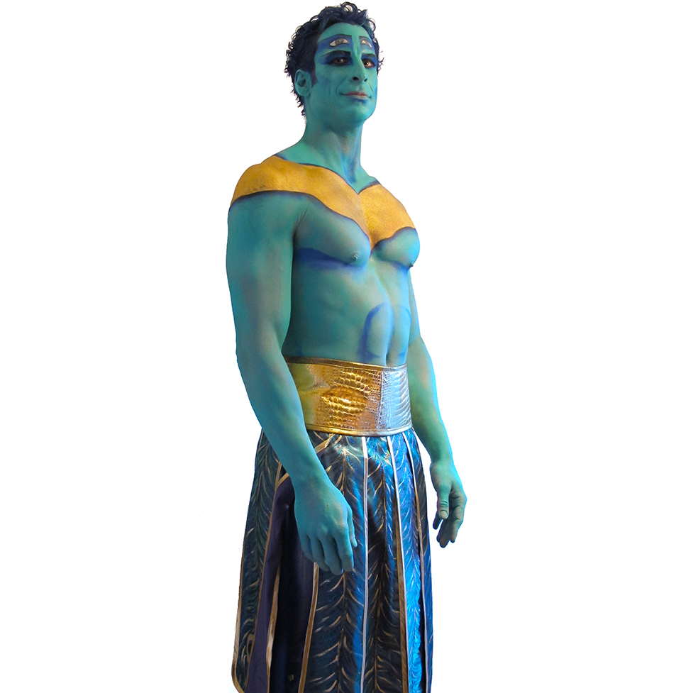 Lifeballkostüm, Bodypainting: E. Nurmal Khairi, Foto: © Tina Handl