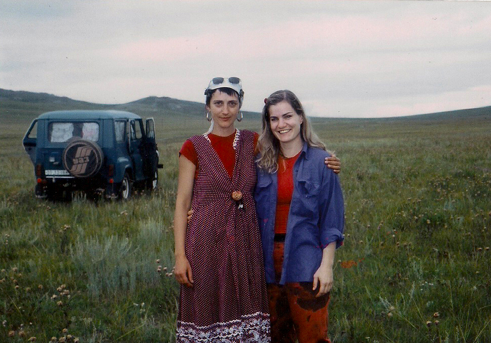 Feldforschung in der Mongolei mit Zussa, Foto: © Tina Handl