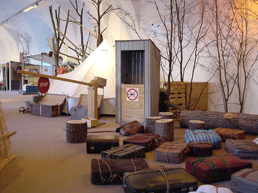 Künstlerische Leitung, Ausstellung "Leben auf der Flucht" von Ärzte ohne Grenzen, Foto: © Zoom Kindermuseum A. Eizinger