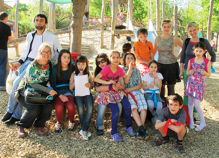 Ausflug mit American International School, Kinderflüchtlingsprojekt LIMDA, Foto: © Tina Handl