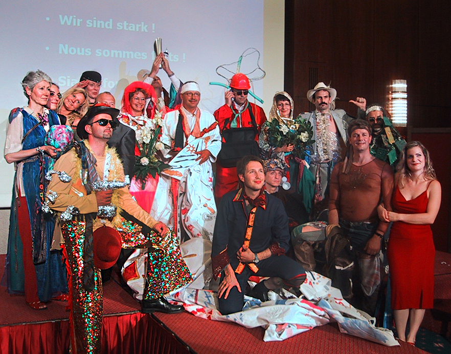 Interaktive Modenschau, Story Dealer für Basler Versicherung, Basel, Foto: ©hand.e pictures
