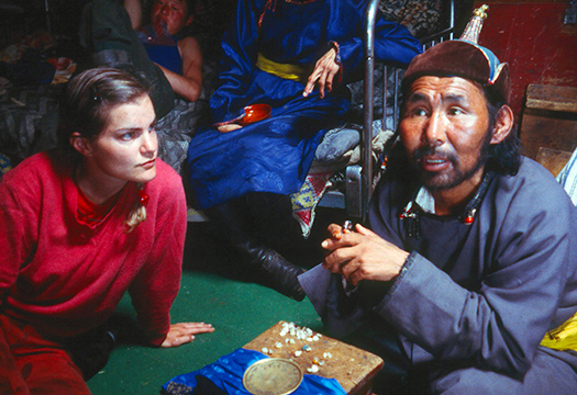 Interview mit dem Schamanen Nergui, Mongolei, Foto: ©Tina Handl